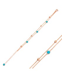 Turquoise Stone Bracelet Whole 925 Sterling Silver Jewelry