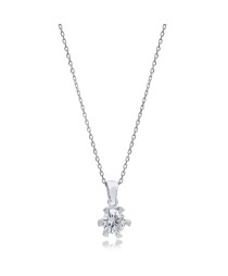 Six Claw Charm Zircon Stone Pendant Whole Turkish 925 Sterling Silver Jewelry