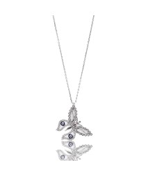 Turkish Whole Handcrafted Silver Enamel Butterfly Pendant