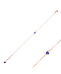 Tiny Evil Eye Design Bracelet 925 Silver Sterling Whole Handcrafted Jewelry