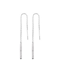 Sterling Silver Ear Thread Earrings Turkish Whole Sterling Silver Chain Earring