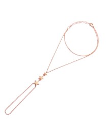 Whole Handmade 925 Silver Sterling Minimal Star Design Slave Bracelet
