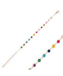 Rainbow Bracelet Whole 925 Sterling Silver Jewelry