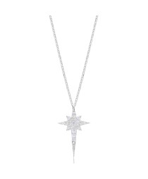 Minimal Pole Star Pendant In Turkish Whole 925 Sterling Silver