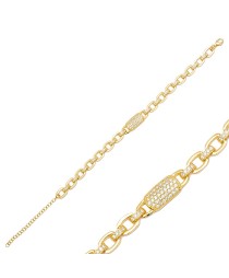Geometric Shape Trendy Zircon Stone Women Bracelet Turkish Whole 925 Sterling Silver Jewelry