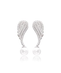 Pearl Wing Earrings Turkish Whole Sterling Silver Earring