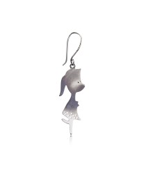 Mama's Girl Vintage Hook Earring Handcrafted Whole 925 Sterling Silver Jewelry