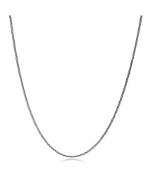 Whole Cable Oxidized Chain Silver Necklace