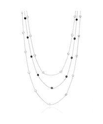 Minimalist Design Turkish Whole Handcrafted Silver Zirconia Stone Necklace