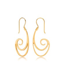 22K Gold Design Vintage Earrings Handcrafted Whole 925 Sterling Silver Jewelry