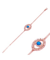Evil Eye 925 Silver Sterling Whole Handcraft Jewelry Bracelet