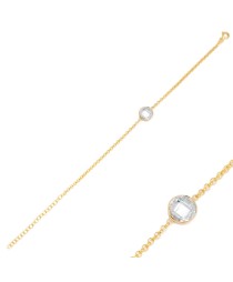 Zircon Stone Design Charm Thin Bracelet Turkish Whole Handmade 925 Sterling Silver Jewelry