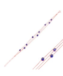 Evil Eye Design Bracelet 925 Silver Sterling Whole Handcrafted Jewelry
