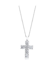 Cross Round Cut Design Pendant Turkish Whole Handmade 925 Sterling Silver Jewelry