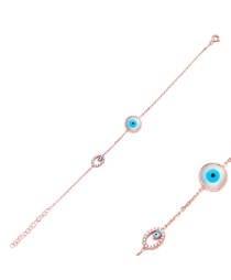 Evil Eye 925 Silver Sterling Whole Handcraft Jewelry Bracelet