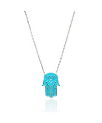 Turkish Whole Handcrafted Silver Hamsa Pendant