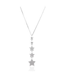 Turkish Whole Handcrafted Pave Zircon Sterling Silver Star Charm Pendant