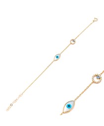 Evil Eye 925 Silver Sterling Whole Handcraft Jewelry Bracelet
