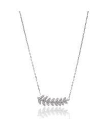 Turkish Whole Handcrafted Pave Silver Necklace