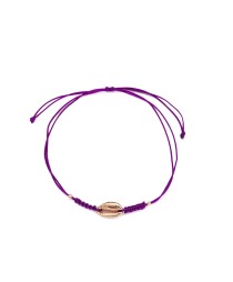 Seashell Design Adjustable Whole Knitting Silver Bracelet