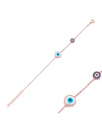 Evil Eye 925 Silver Sterling Whole Handcraft Jewelry Bracelet