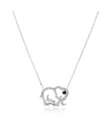 Minimalist Elephant Design Pendant Turkish Whole Sterling Silver Jewelry Pendant