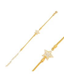 Star Charm 925 Sterling Silver Handmade Whole Turkish Charm Bracelet  Jewelry