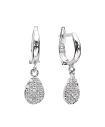Dangle Clip On Drop Shape Earrings Turkish Whole Sterling Silver Earring