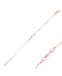 Delicate Pearl Silver Turkish Whole Sterling Silver Bracelet