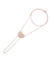 Whole Handmade 925 Silver Sterling Minimal Heart Design Slave Bracelet