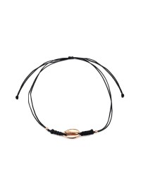 Seashell Design Adjustable Whole Knitting Silver Bracelet