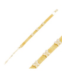 Lovely Butterfly Design Mesh Chain Bracelet Handmade Whole Turkish 925 Sterling Silver Jewelry