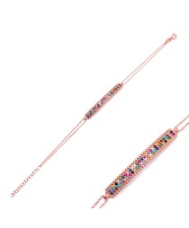 Thin Pave Bar Stone Bracelet Whole Handcrafted 925 Sterling Silver Jewelry