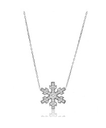 Snowflake Turkish Whole Handcrafted 925 Sterling Silver Pendant