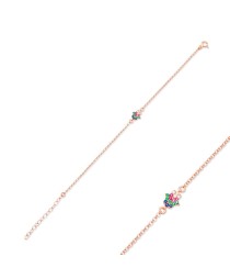 Colorful Minimalist Hamsa Design Bracelet Turkish Whole Handcraft 925 Sterling Silver Jewelry