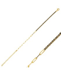 Elegant Square Black Zircon Stone Design Tennis Bracelet Whole 925 Sterling Silver Jewelry