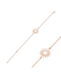 Minimalist Sun Design Bracelet Turkish Whole Handmade 925 Sterling Silver Jewelry