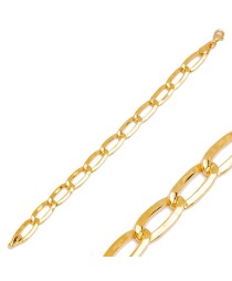 Minimal Cable Chain Plain Bracelet Handmade Whole Turkish 925 Sterling Silver Jewelry