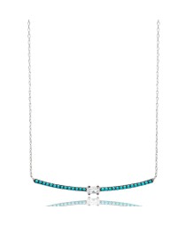 Tin Long Bar Nano Turquoise Pendant Turkish Whole Sterling Silver Jewelry