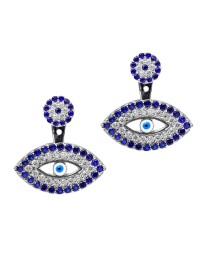 Ear cuff Turkish Whole Handcrafted Evil Eye Silver Earring