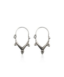 Hammered Oxidized Earring Whole Handmade Turkish 925 Silver Sterling Jewelry