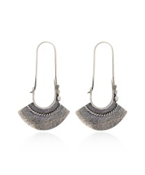 Hammered Oxidized Earring Whole Handmade Turkish 925 Silver Sterling Jewelry