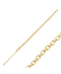 Chic Design Oval Geometric Shape CZ Stone Women Bracelet Turkish Whole 925 Sterling Silver Jewelry