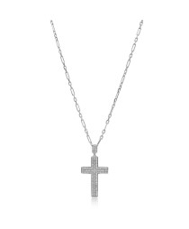 Cross Pave Zircon Design Pendant Turkish Whole 925 Sterling Silver
