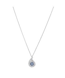 Turkish Whole Handcrafted Silver Zirconia Evil Eye Pendant