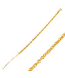 Trendy Link Chain Plain Bracelet Whole Turkish 925 Sterling Silver Jewelry