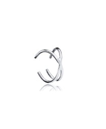 Minimalist Plain Cartilage Earring Handcrafted Whole Turkish 925 Silver Sterling Jewelry