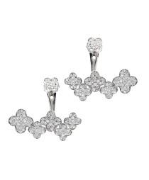 Ear Cuff Turkish Whole Handcrafted Clover Silver Earring