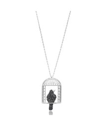Turkish Whole Sterling Silver Bird Cage Pendant