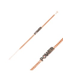 Black Zircon Power Design Bracelet Whole Handmade 925 Sterling Silver Jewelry
